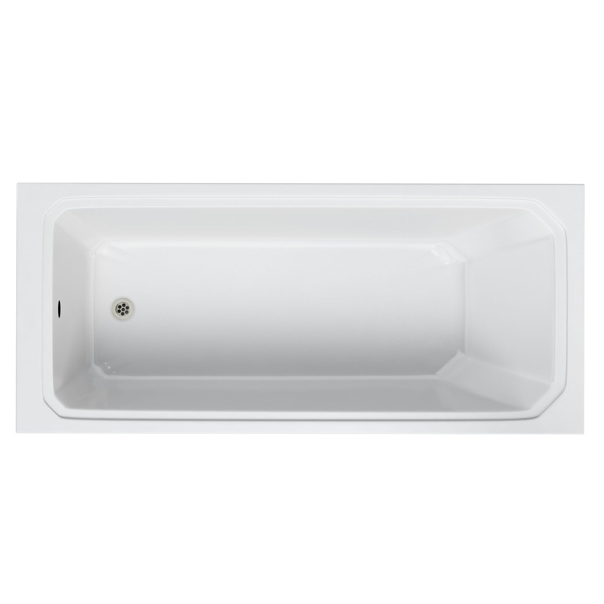 burlington arundel cleargreen back to wall 1700x750mm single ended acrylic bath