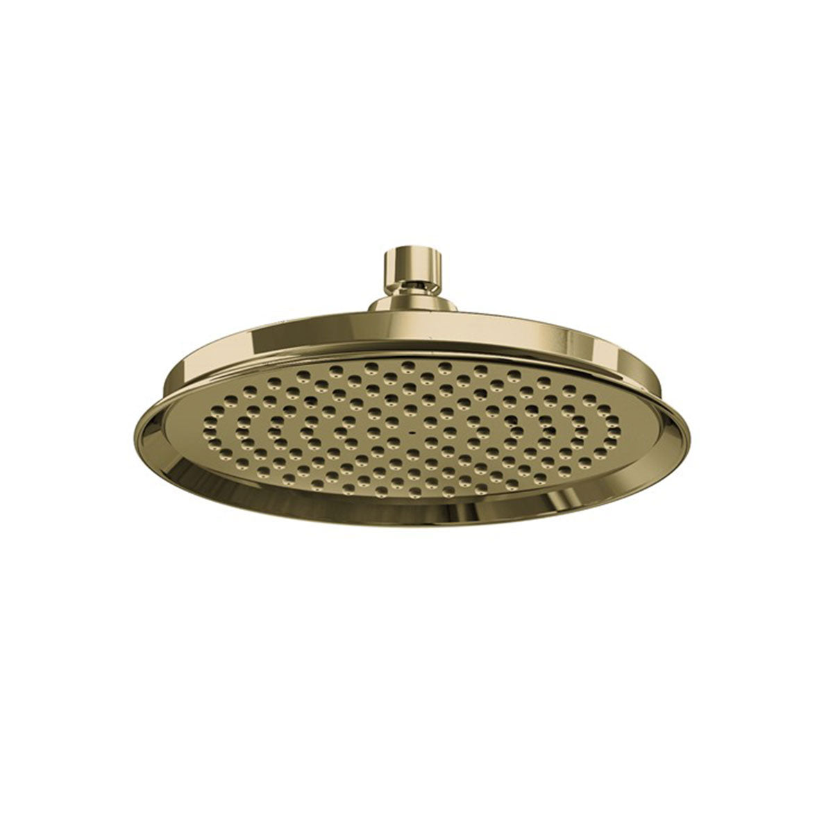 Burlington Avon Exposed Thermostatic Shower with 2 Outlet Valve, Shower Head and Handset - Polished Gold Deluxe Bathrooms UK