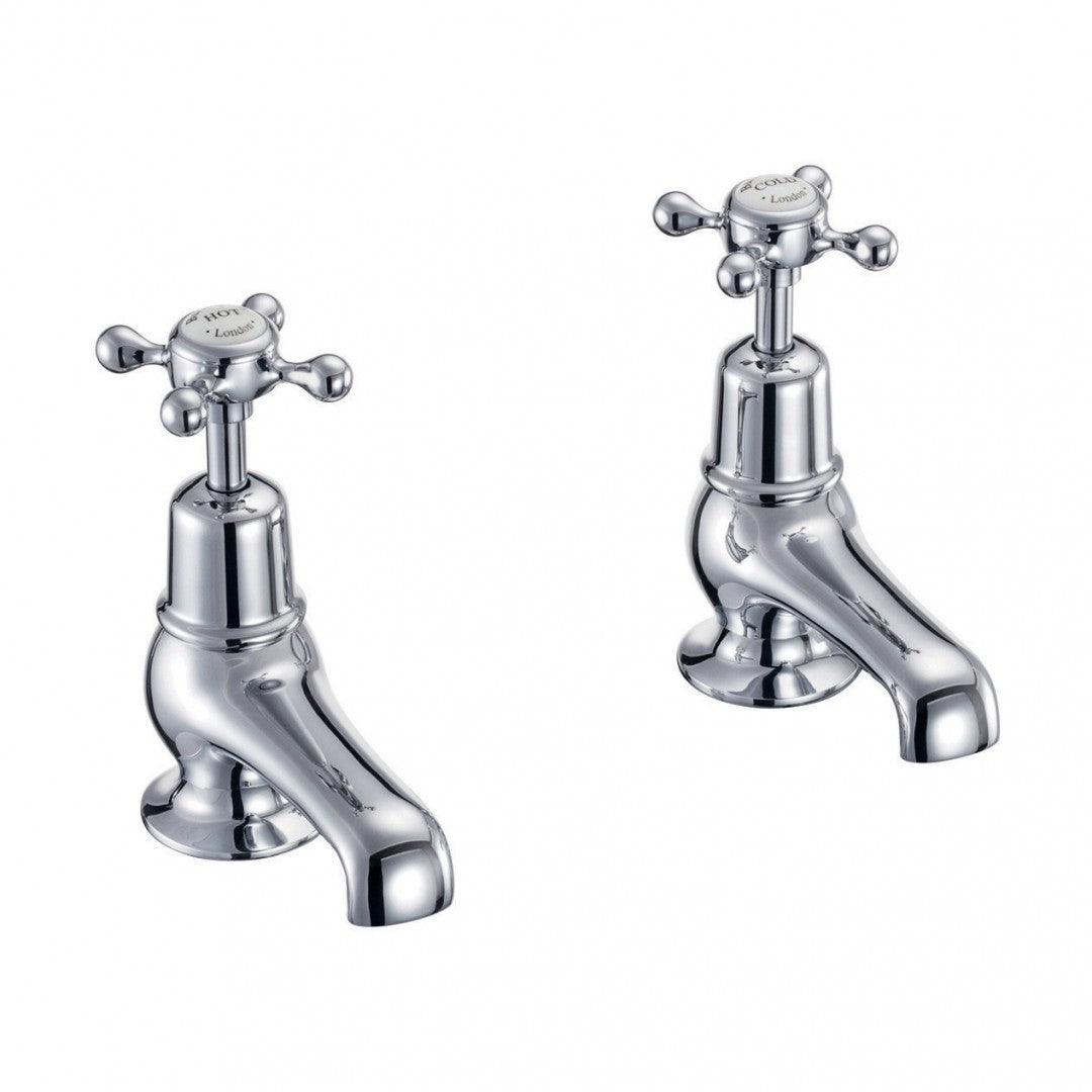 Burlington Claremont 3 Inch Basin Taps Deluxe Bathrooms UK