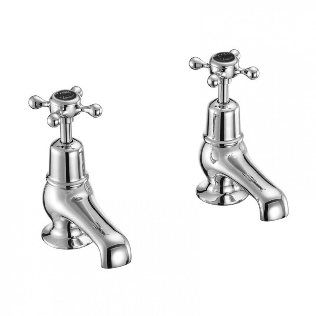 Burlington Claremont 3 Inch Basin Taps Deluxe Bathrooms UK