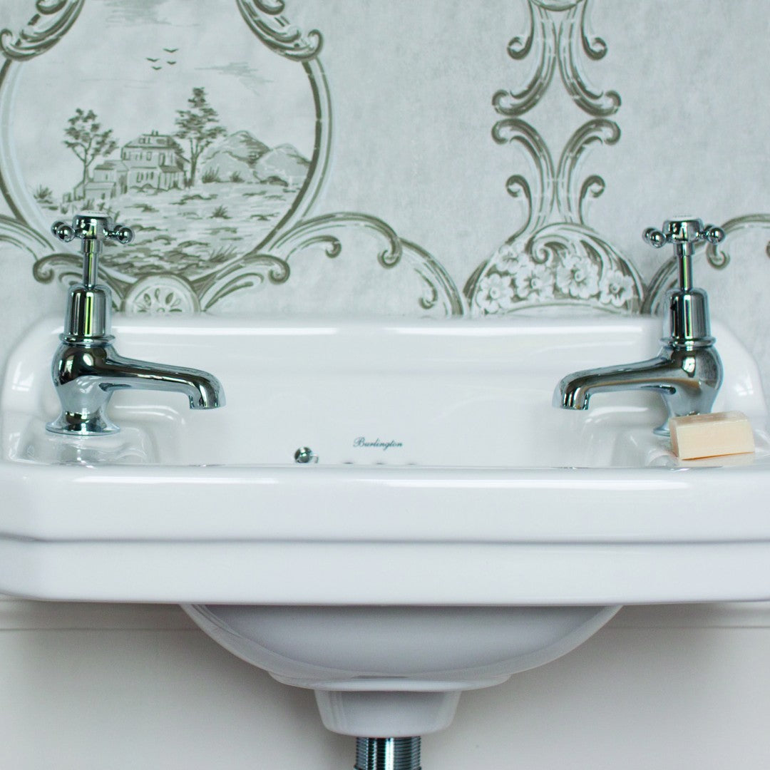 Burlington Claremont 3 Inch Basin Taps Deluxe Bathrooms UK