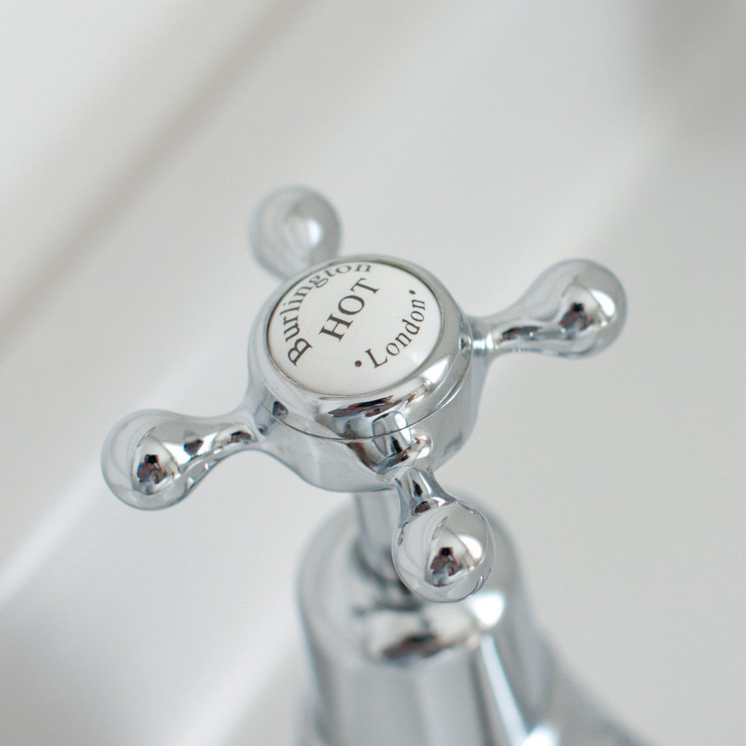 Burlington Claremont 3 Inch Basin Taps Deluxe Bathrooms UK