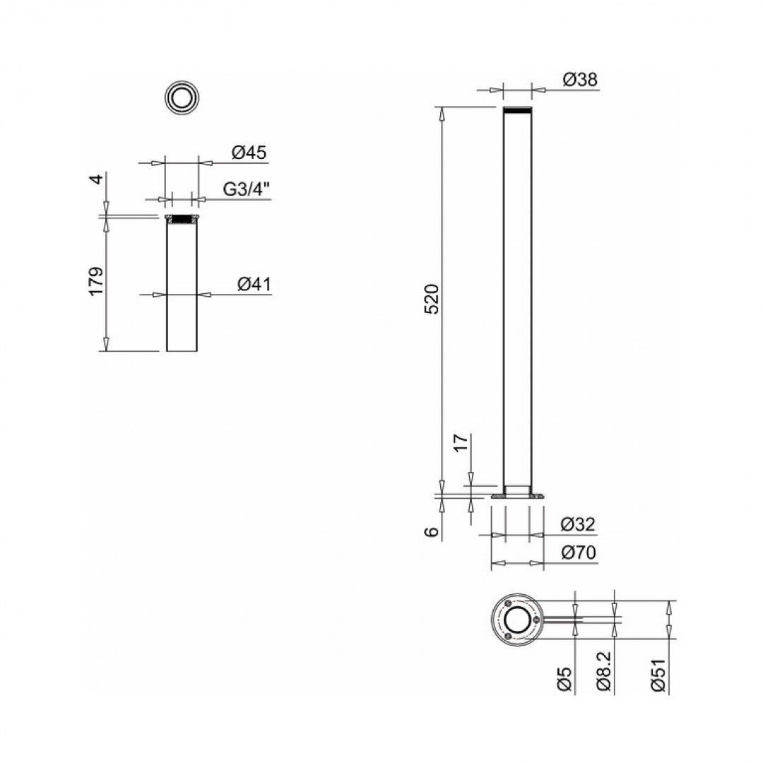 Burlington Decorative Shrouds Deluxe Bathrooms UK