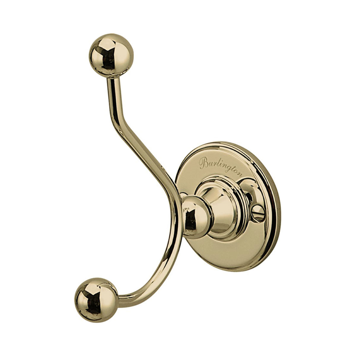 Burlington Double Robe Hook Deluxe Bathrooms UK