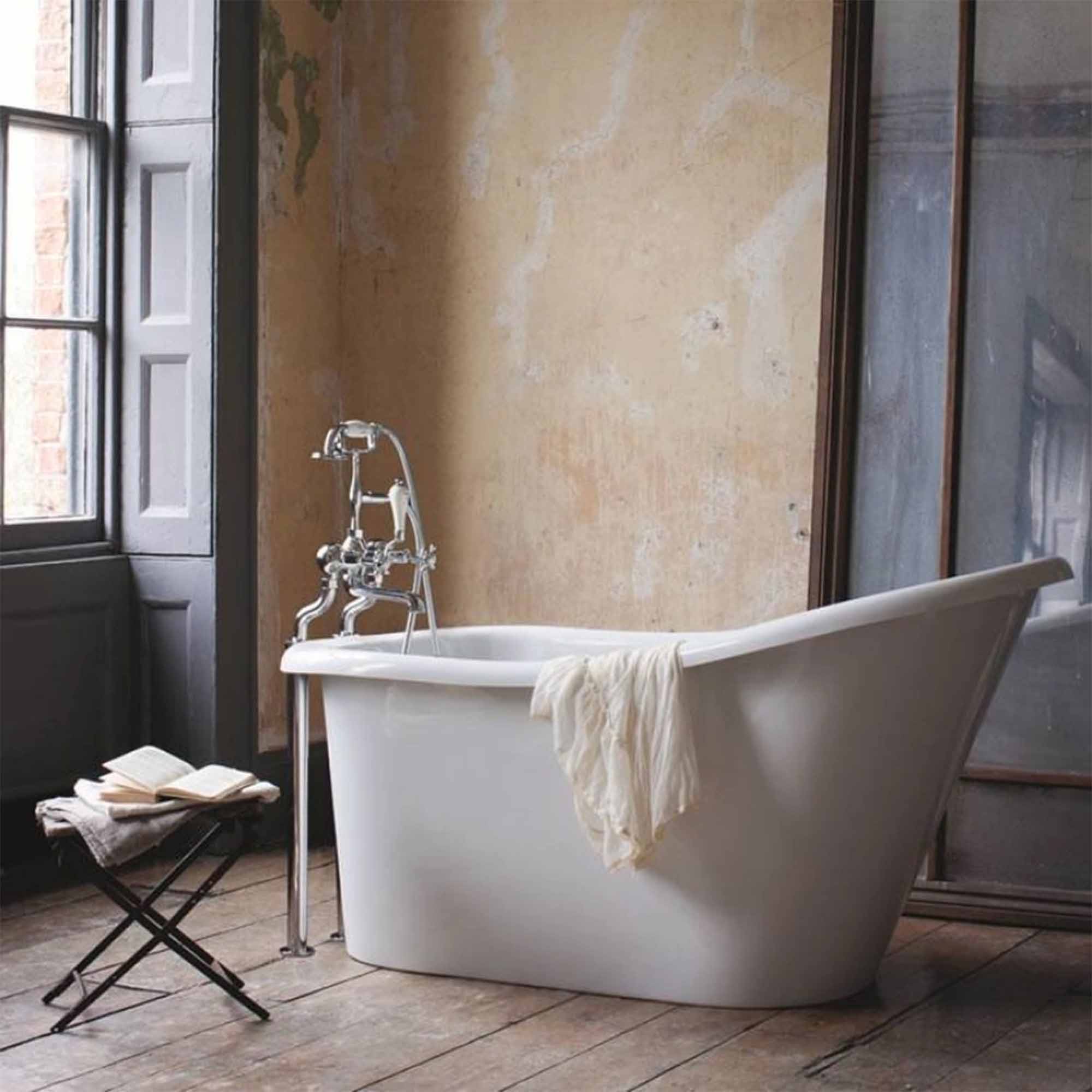 burlington emperor freestanding slipper bath acrylic