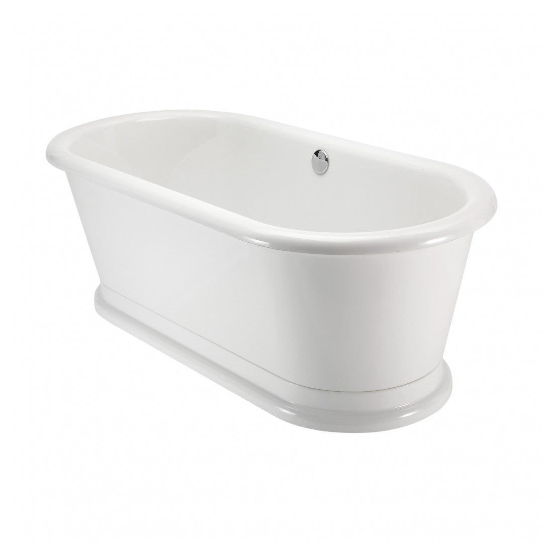 Burlington London 1800 x 850mm Round Double-Ended Bath Deluxe Bathrooms UK