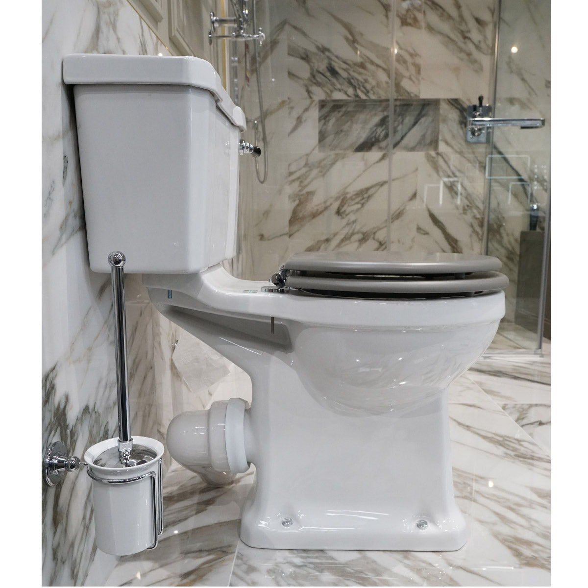 Burlington Regal Close Coupled Traditional Toilet Deluxe Bathrooms UK
