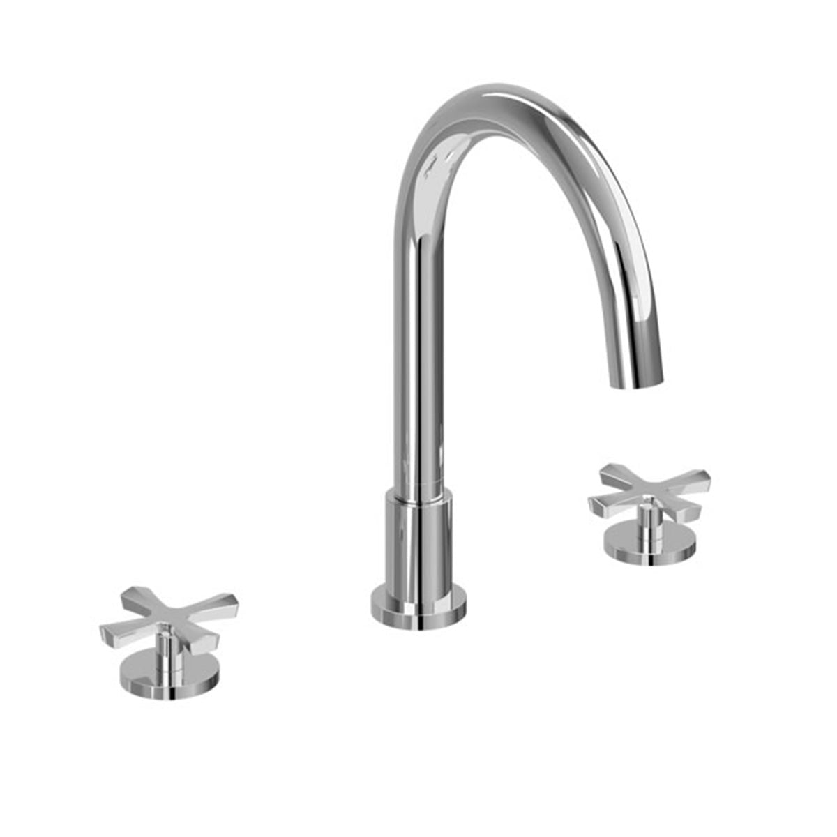 burlington riviera 3 hole crosshead bath mixer chrome Deluxe Bathrooms UK