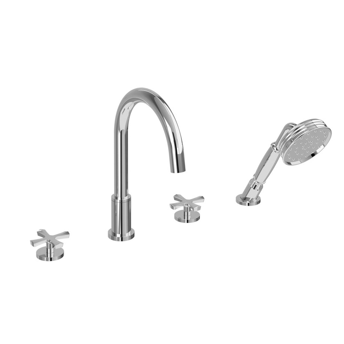 burlington riviera 4 hole crosshead bath mixer chrome Deluxe Bathrooms UK