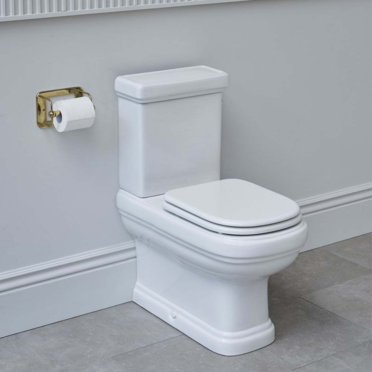 burlington riviera close coupled full back to wall wc toilet lifestyle Deluxe Bathrooms UK