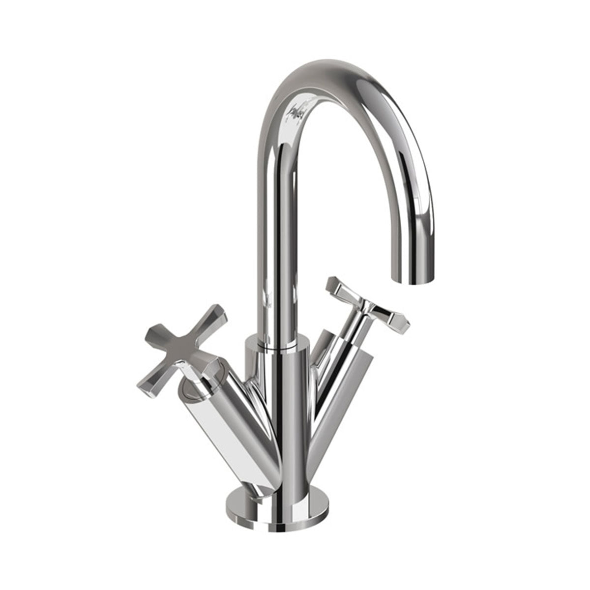 burlington riviera crosshead basin mixer monobloc chrome Deluxe Bathrooms UK