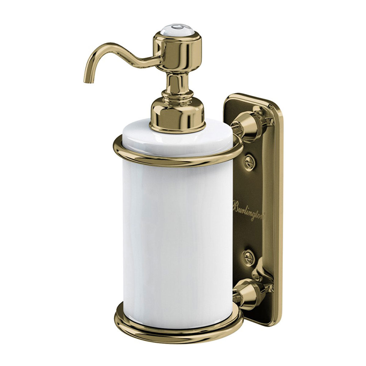 Burlington Single Soap Dispenser Deluxe Bathrooms UK