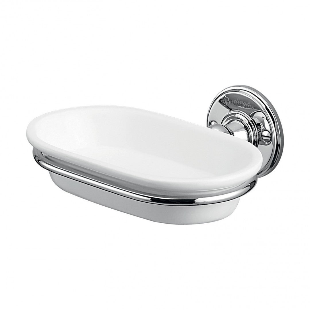 Burlington Soap Dish chrome Deluxe Bathrooms UK
