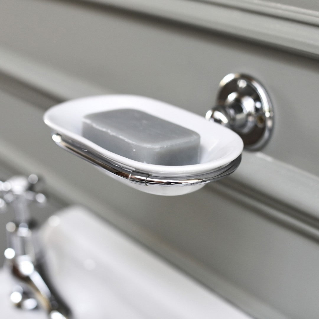 Burlington Soap Dish chrome Deluxe Bathrooms UK