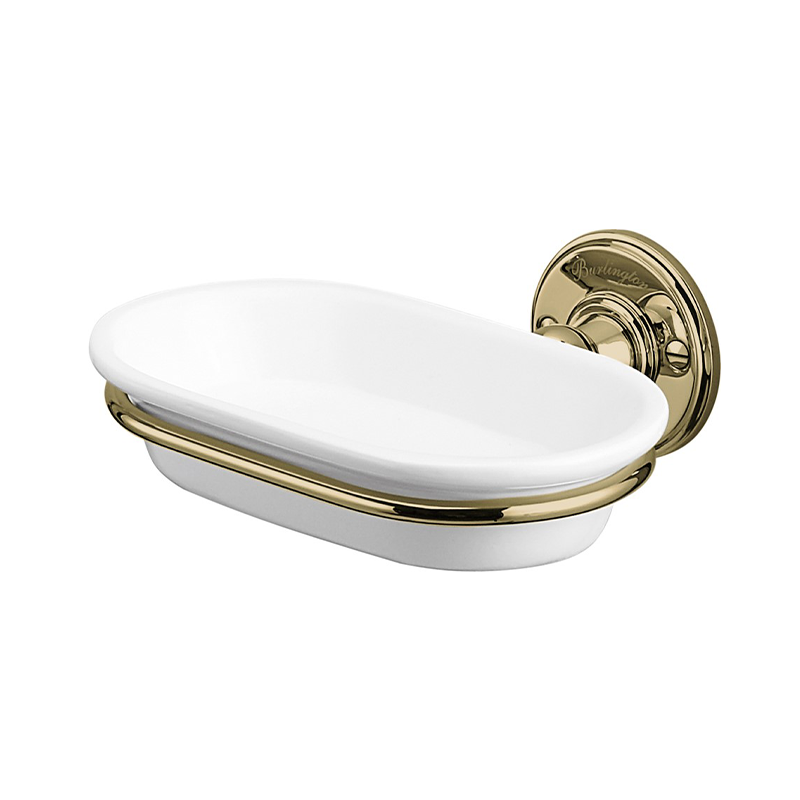 Burlington Soap Dish gold Deluxe Bathrooms UK