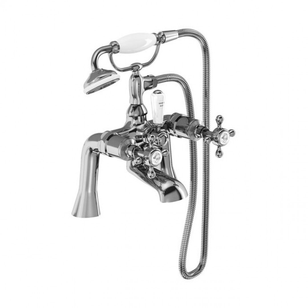 Burlington Stafford Deck Mounted Bath Shower Mixer Deluxe Bathrooms UK