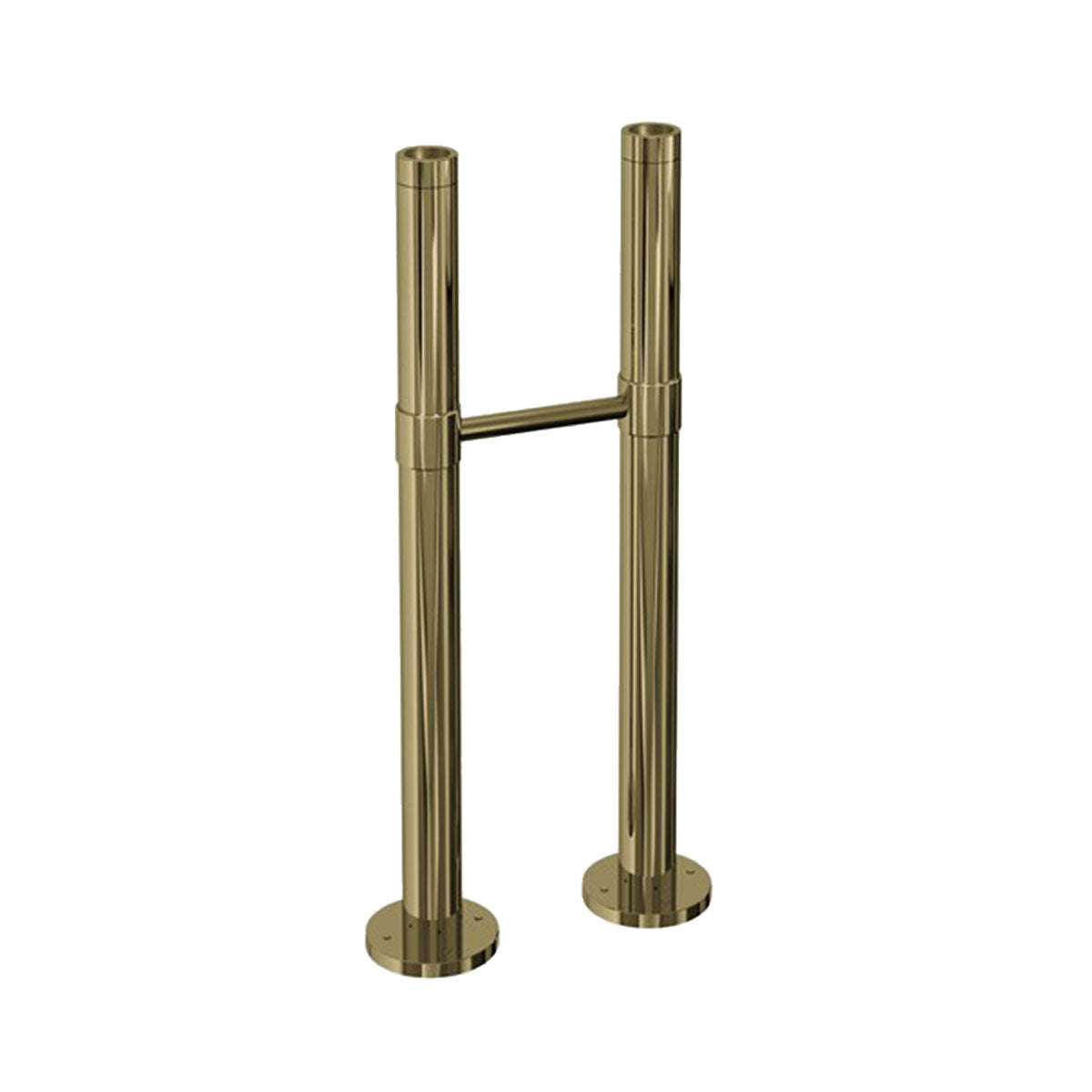 Burlington Stand Pipes With Horizontal Support Bar Deluxe Bathrooms UK