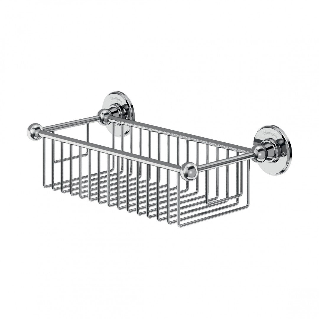 Burlington Wire Shower Basket Deluxe Bathrooms UK