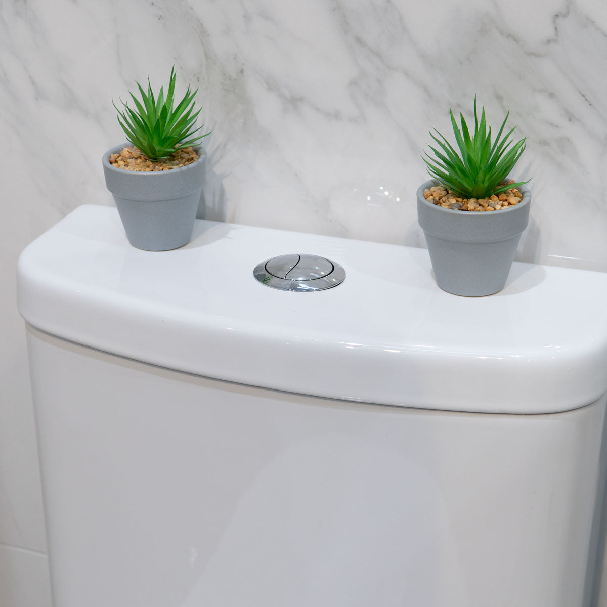 Byron Rimless Semi Comfort Height Close Coupled Toilet With Soft Close Seat