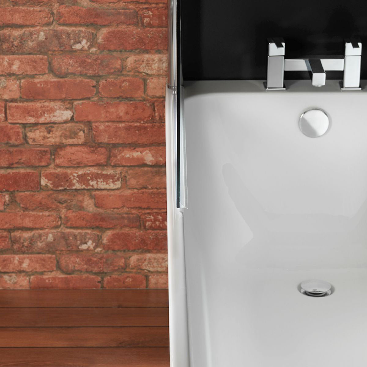 carron profile single ended rectangular bath 1500x700mm white