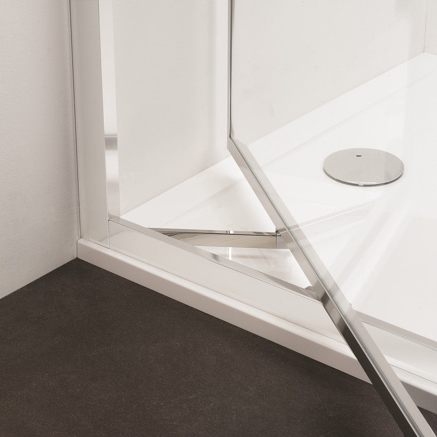 Crosswater Clear 6 Infold Shower Door & Side Panel