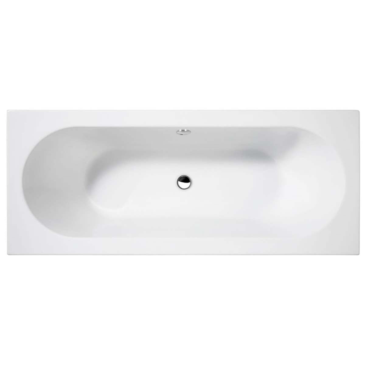 cleargreen verde double ended back to wall bath