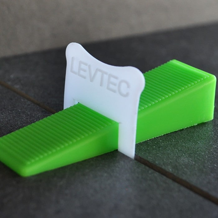 LevTec Tile Levelling System Starter Kit wedge and clip