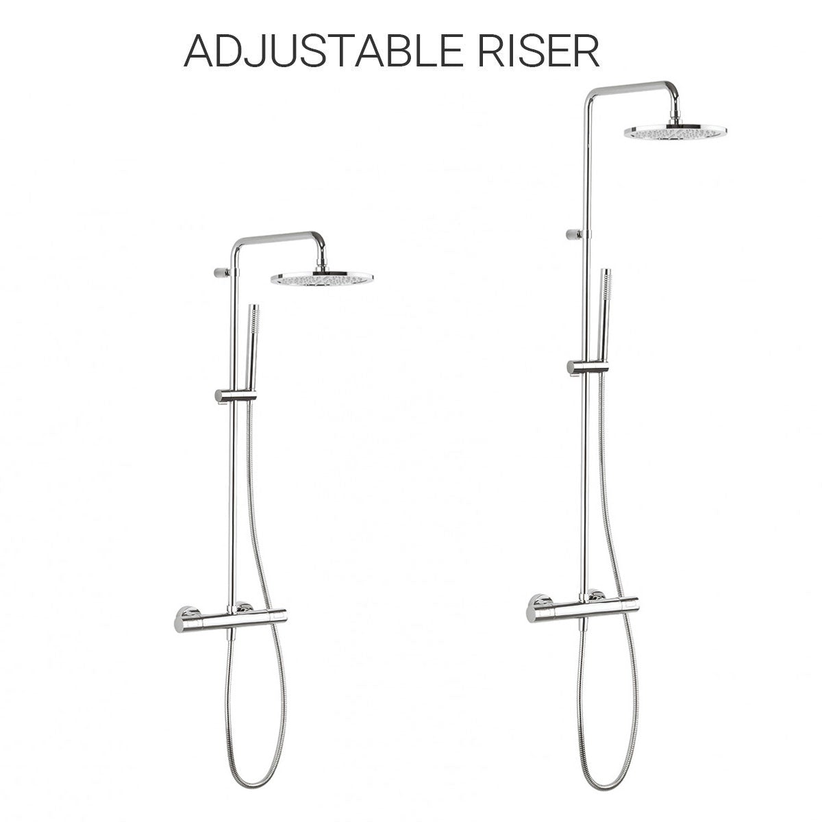 Crosswater Central Multifunction Thermostatic Shower Kit Chrome