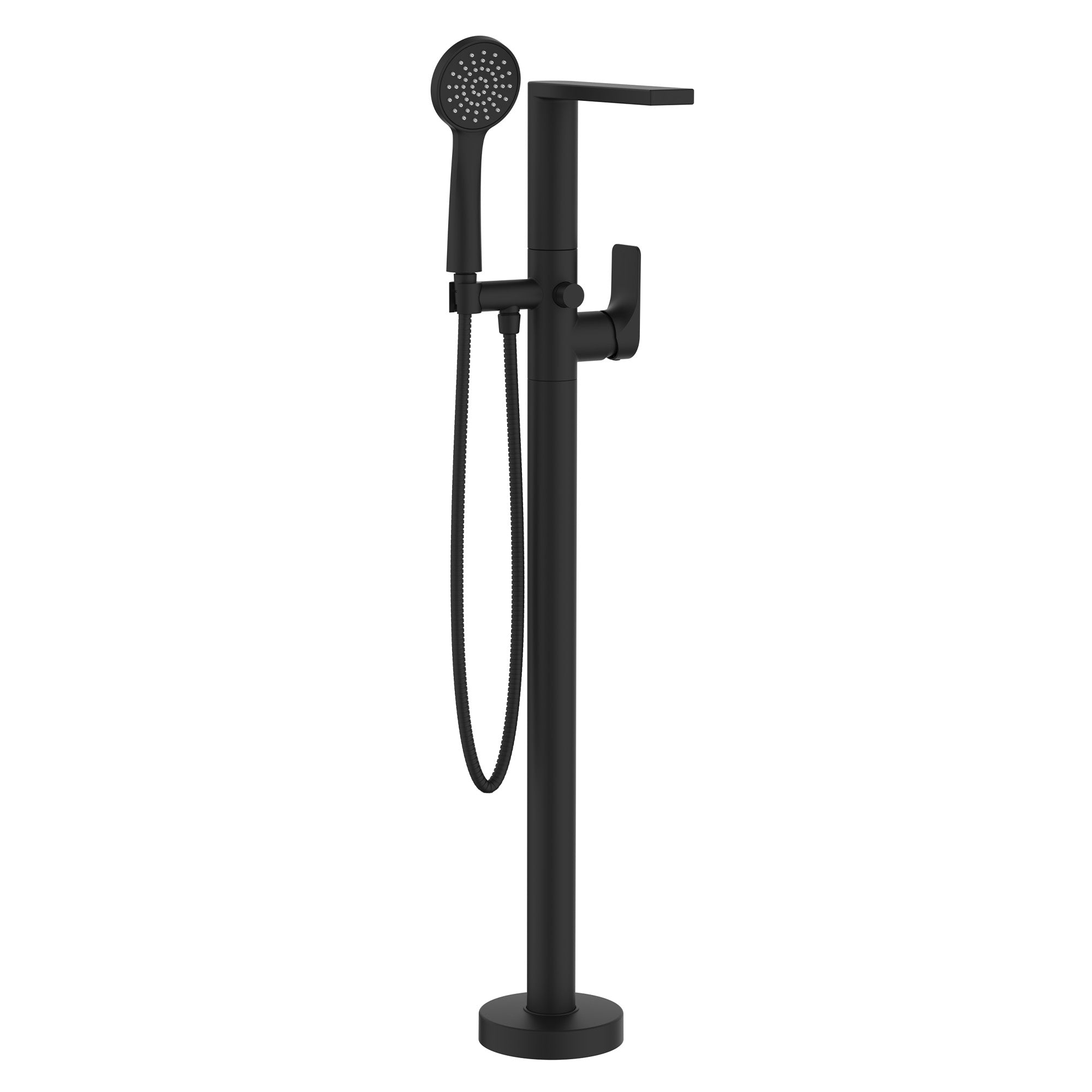 crosswater fuse freestanding bath shower mixer matt black