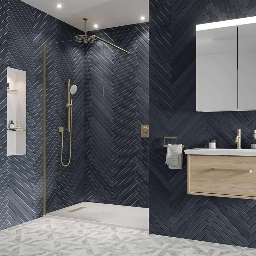 Crosswater GALLERY 10 Wetroom Shower Screen