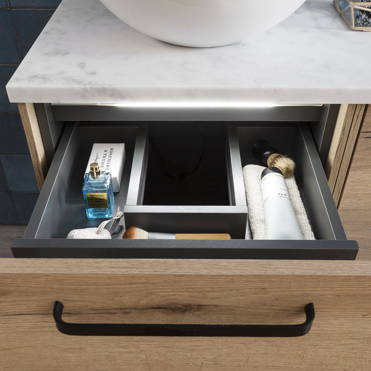 crosswater infinity 500 internal drawer black lifestyle