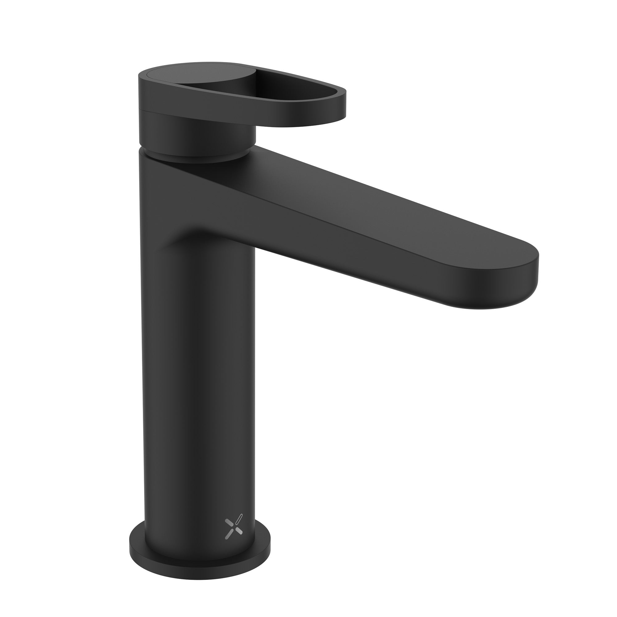 crosswater lazo basin monobloc tap matt black