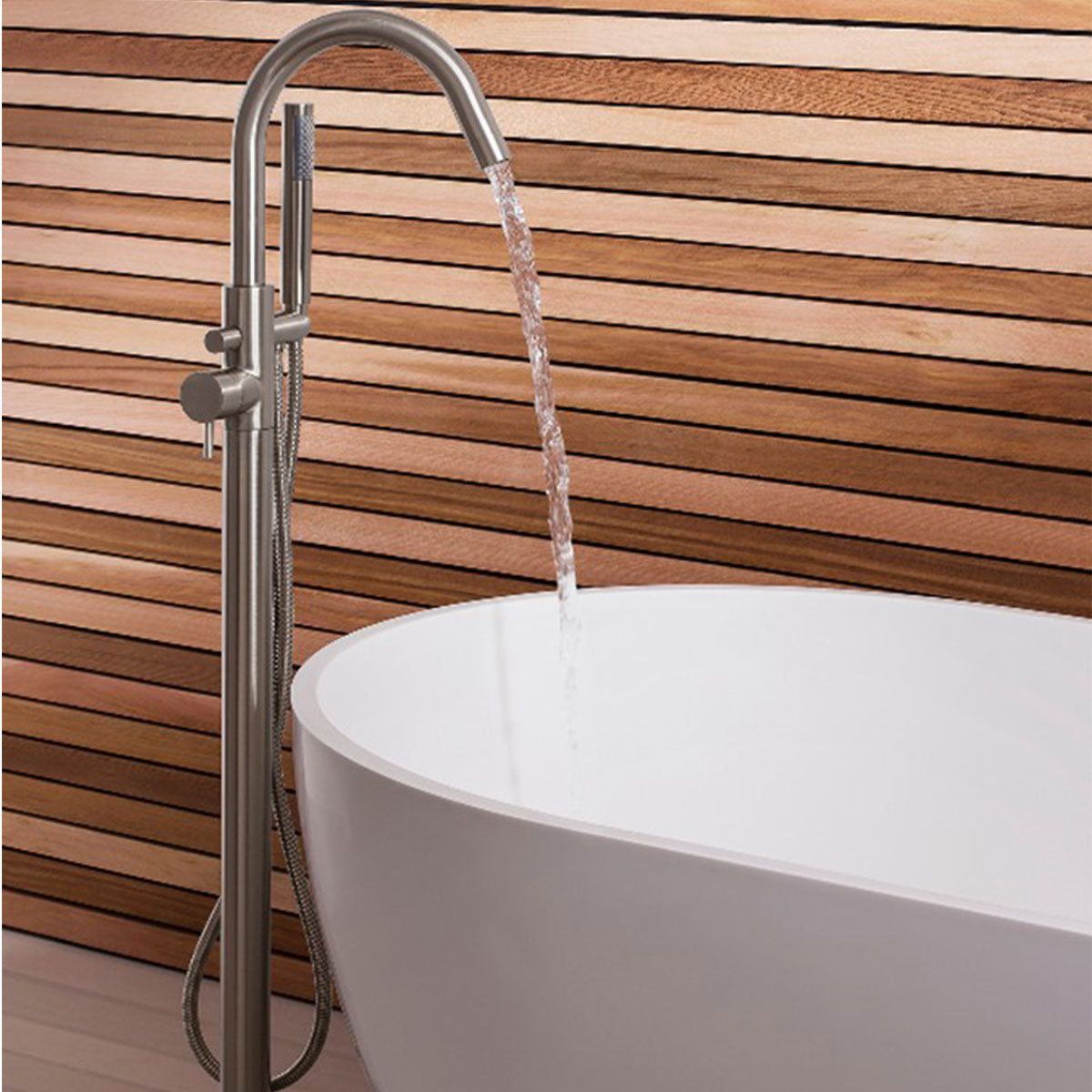 Crosswater MPRO Floorstanding Bath Shower Mixer With Handset