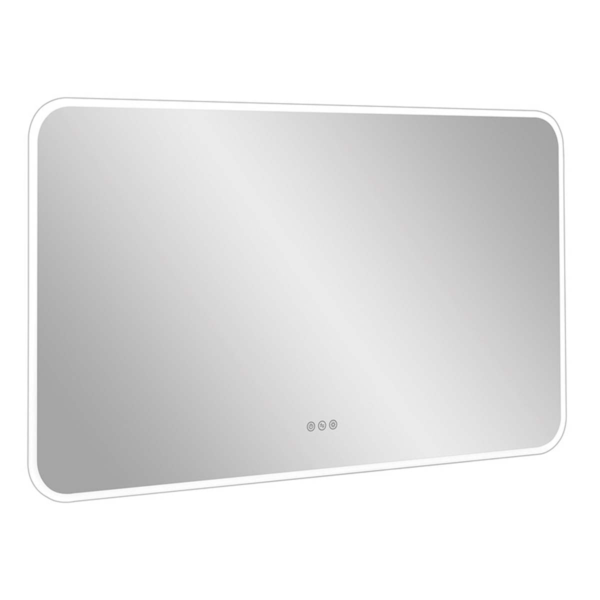 crosswater svelte led illuminated bathroom mirror 1200x700mm