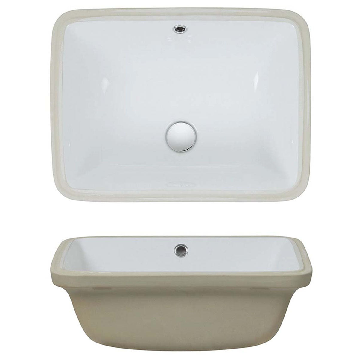 crosswater torino a midi rectangular undermount basin 510x380mm
