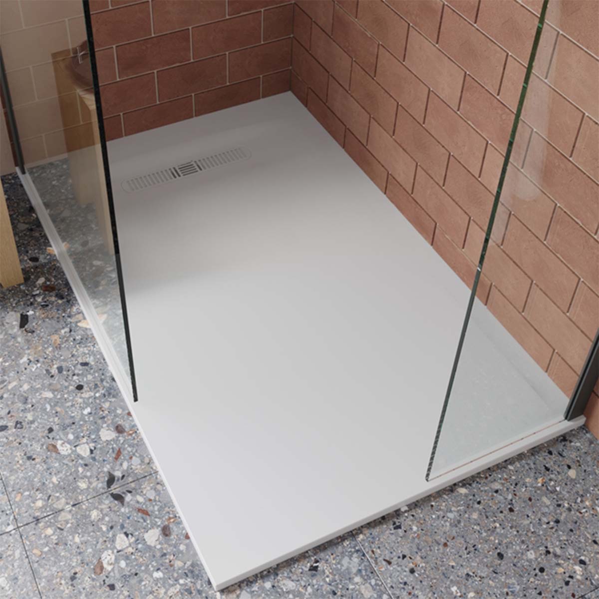 crosswater vito rectangular shower tray 900x1400mm