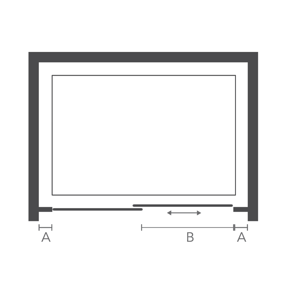 iFOUR Framed Sliding Shower Door