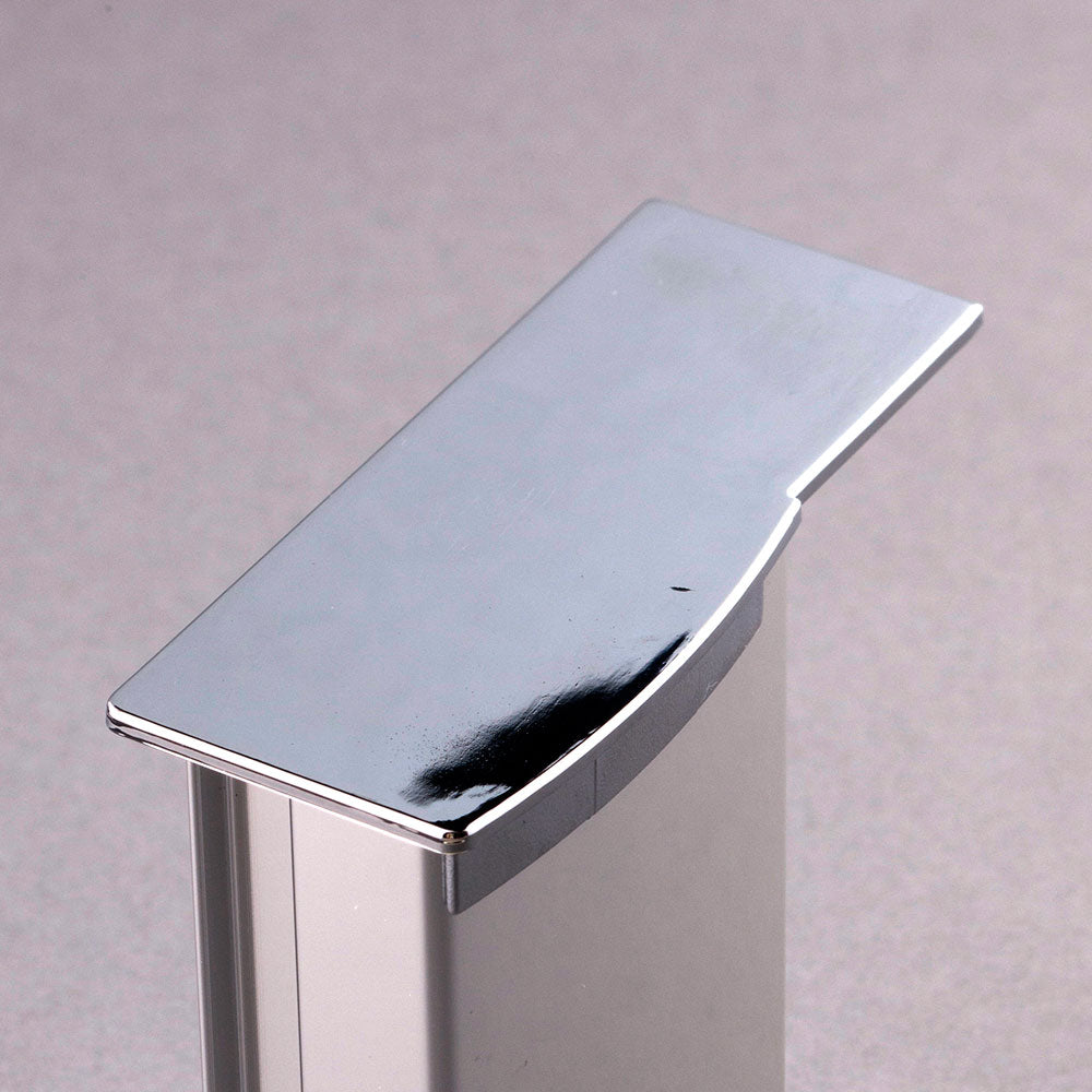iBATH8 Square Top Hinged Bath Screen 800 x 1500mm