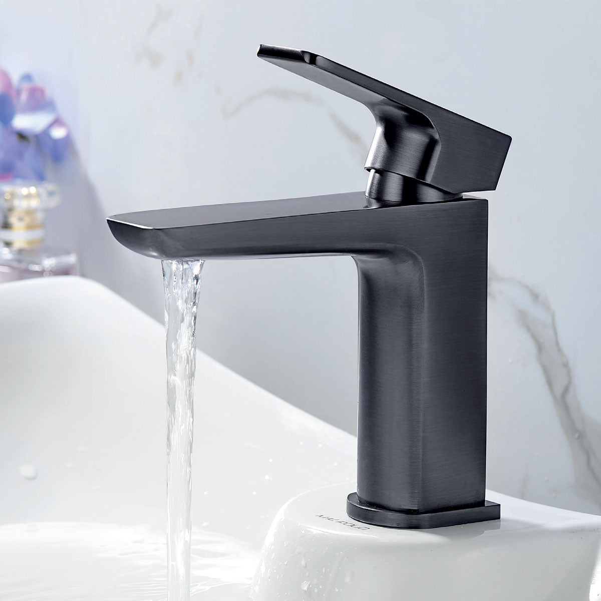 deluxe camden basin mono mixer tap gun metal lifestyle