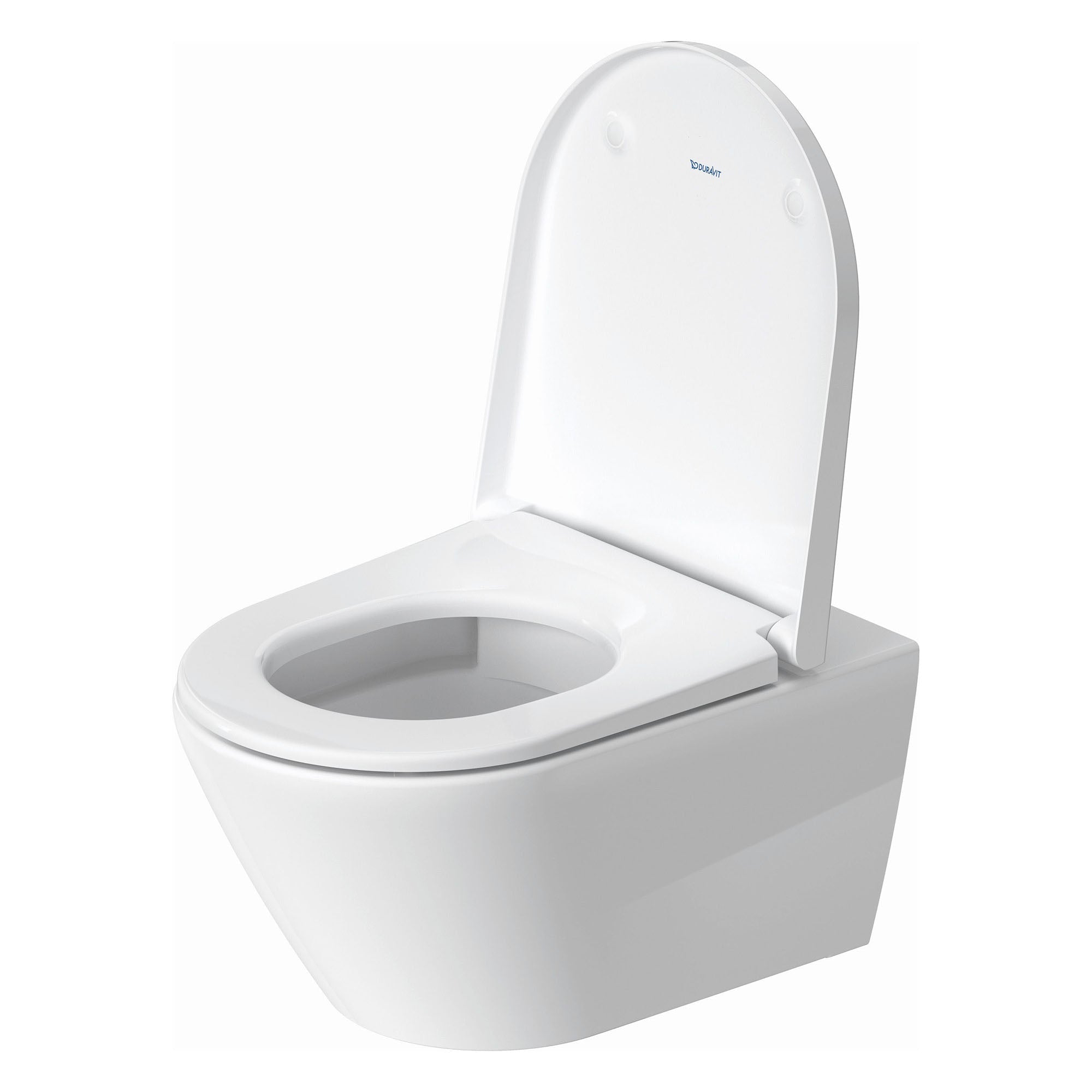 duravit d neo rimless wall hung wc with soft close seat white gloss