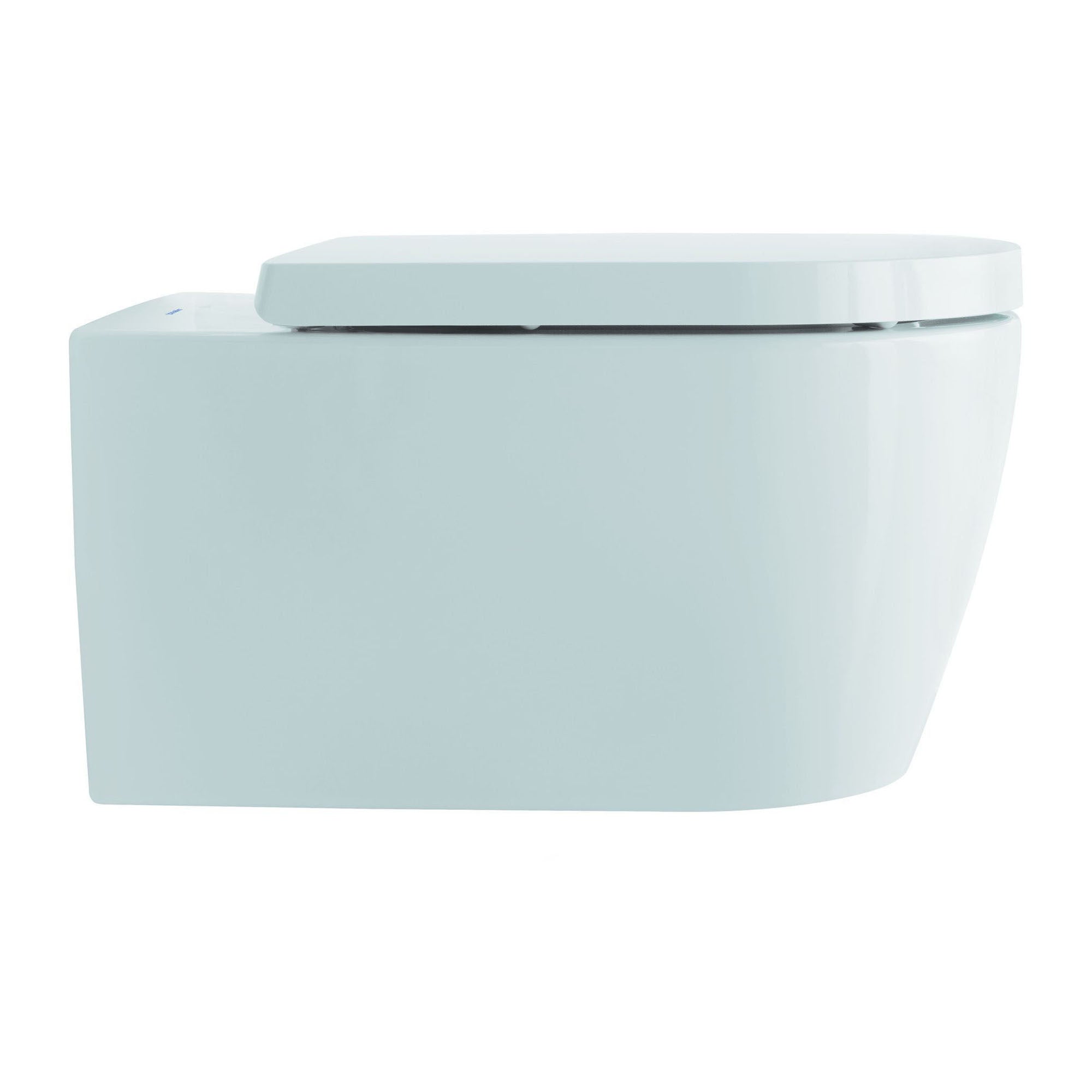 duravit me by starck wc rimless wall hung wc with soft close seat