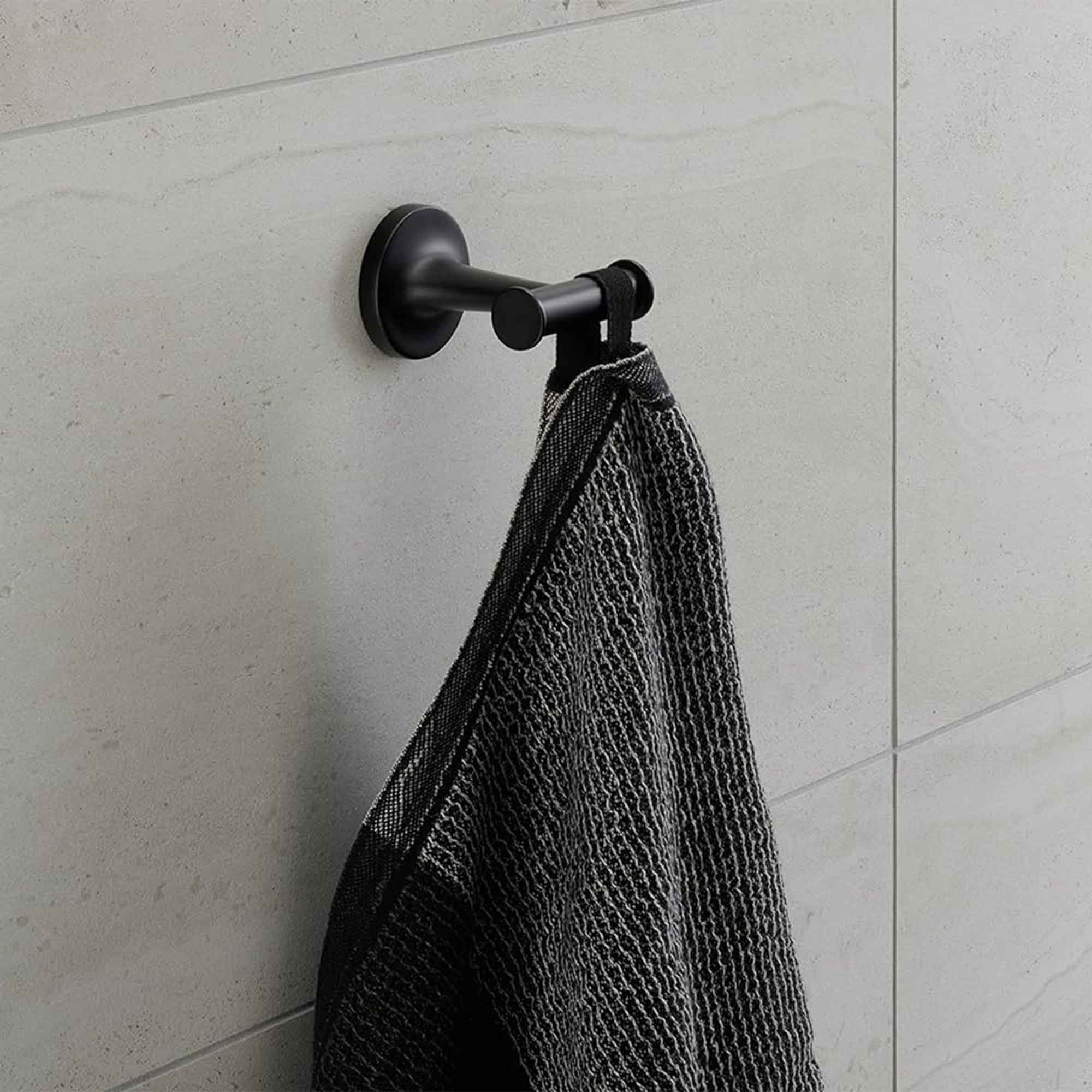 duravit starck t double robe hook matt black