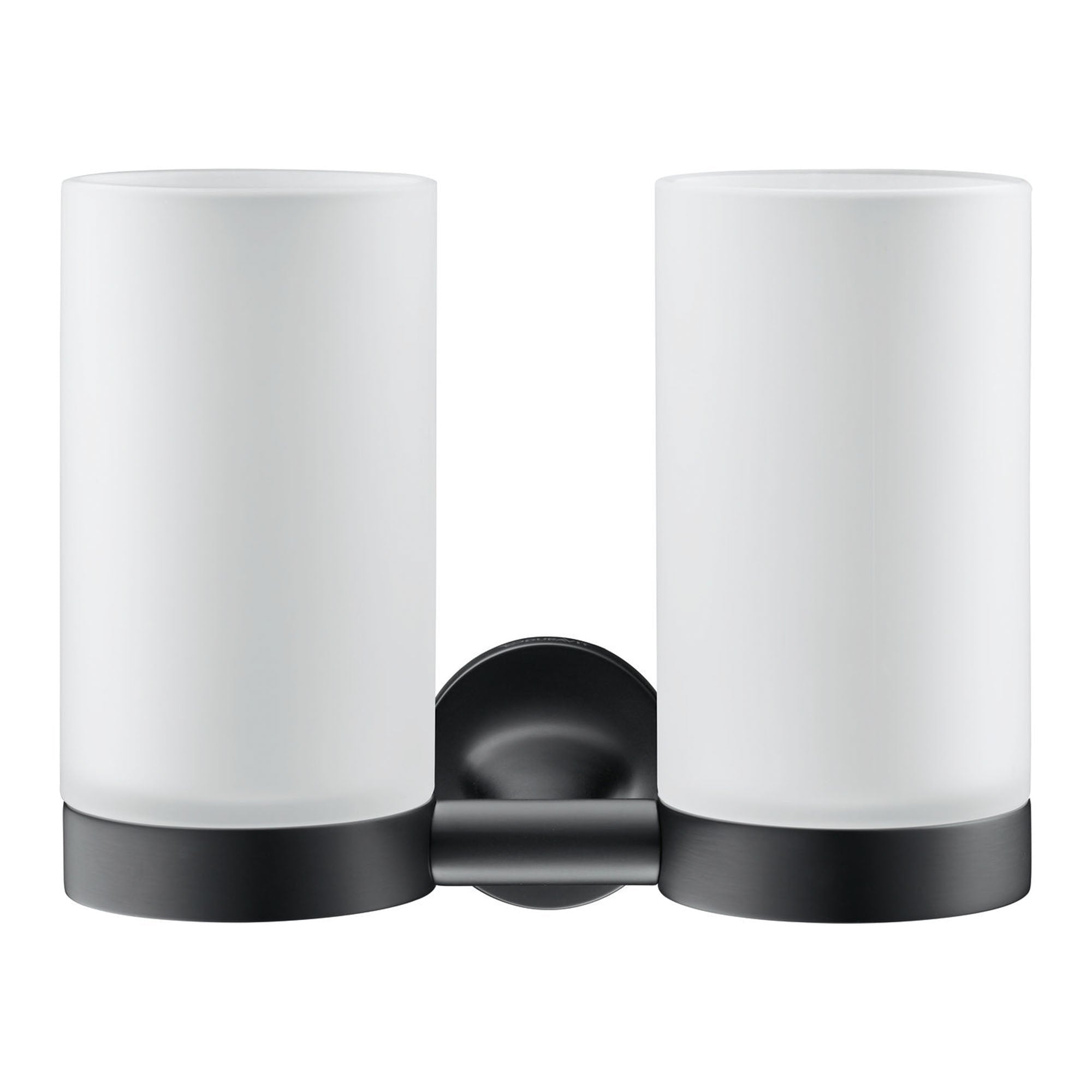 duravit starck t double tumbler holder matt black