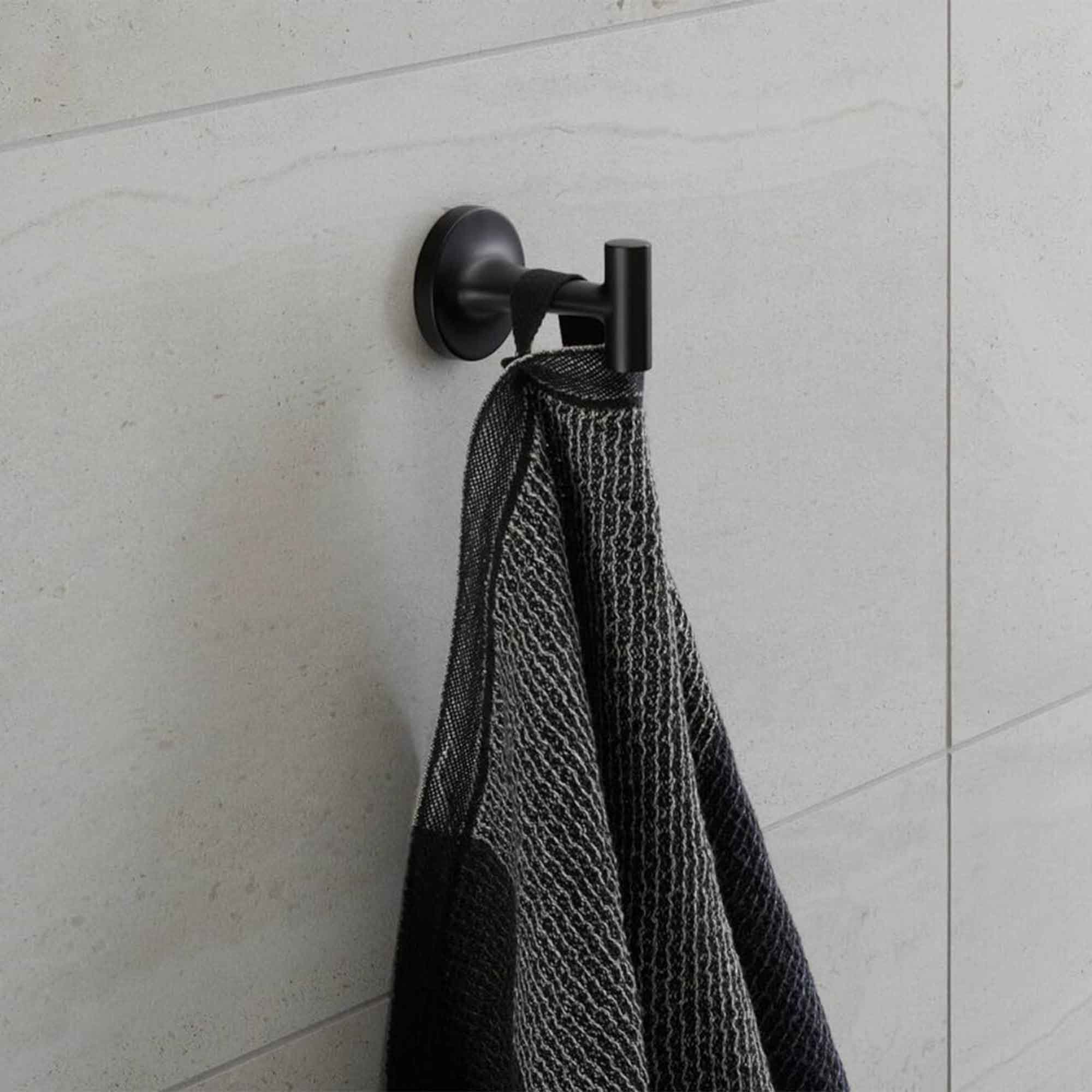 duravit starck t robe hook matt black