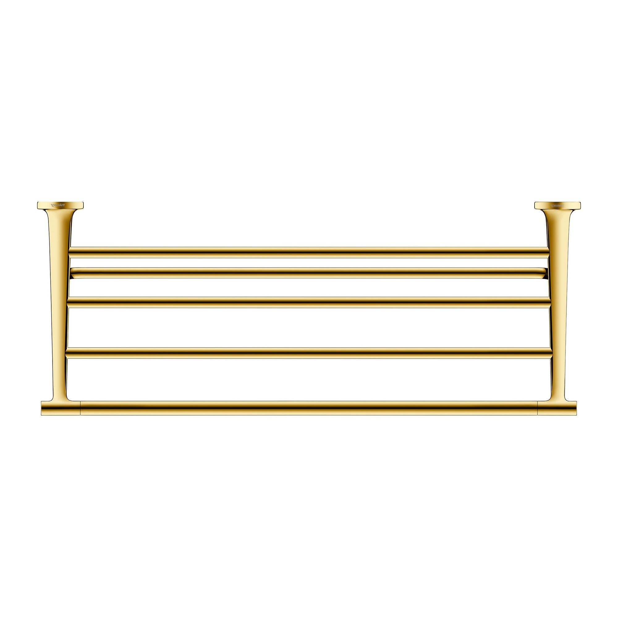 duravit starck t towel rack polished gold