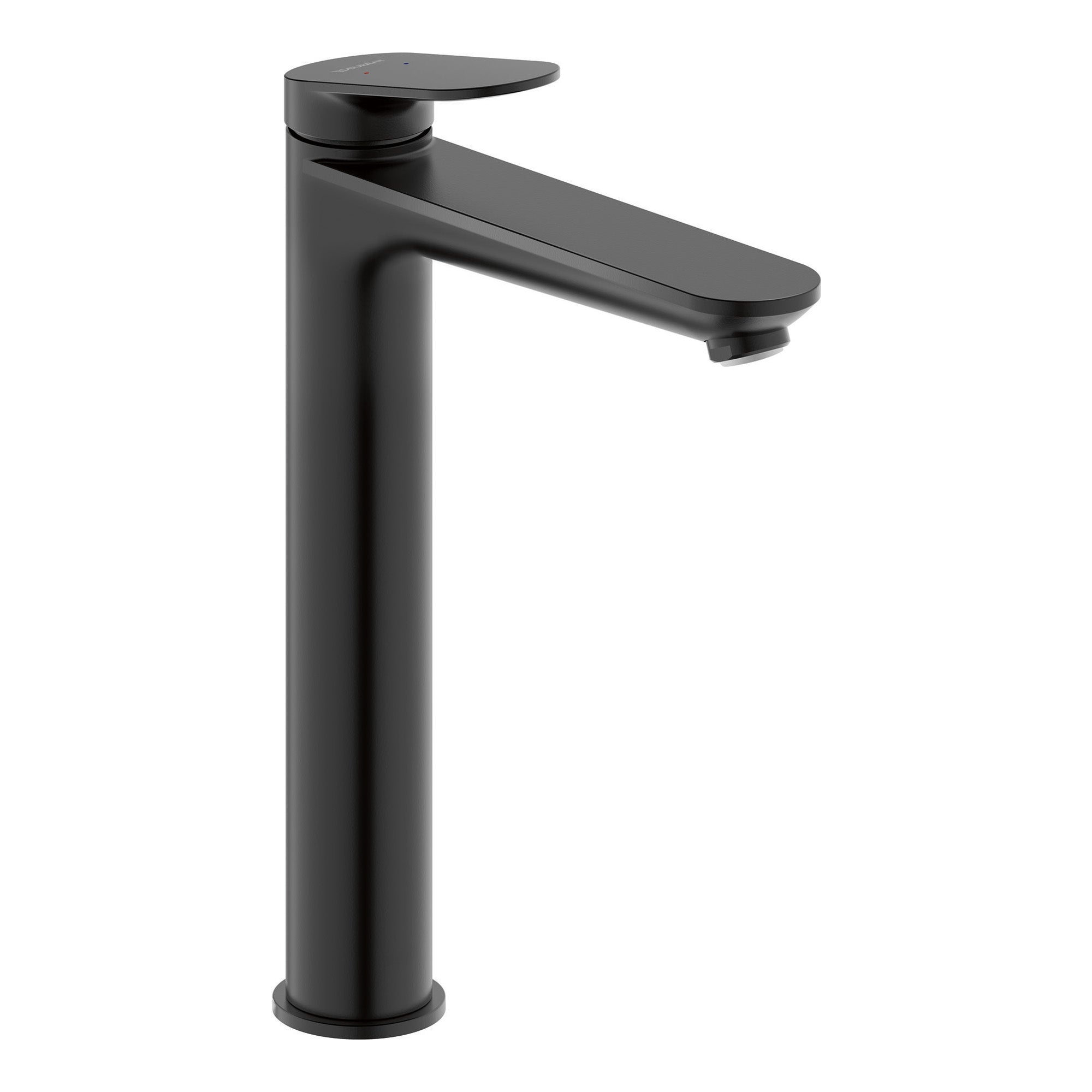 duravit wave tall single lever basin mixer matt black