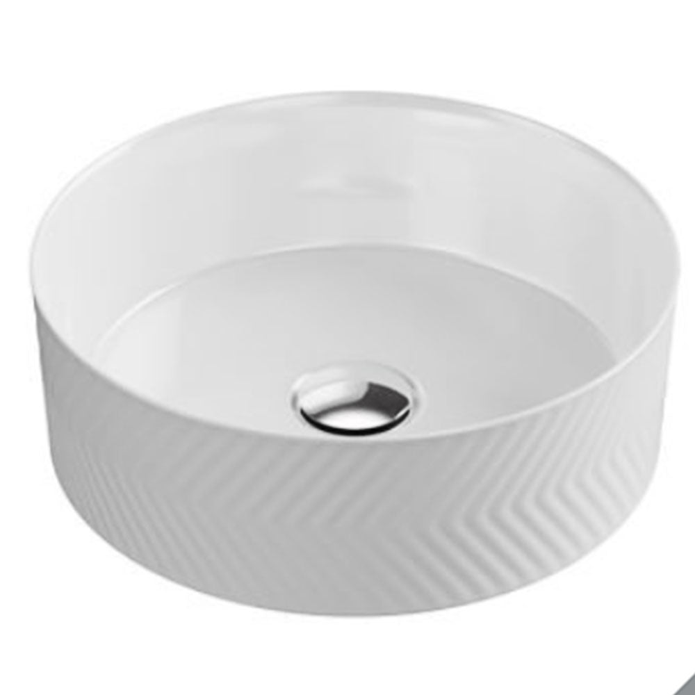 Granlusso Chevron Countertop Basin Round