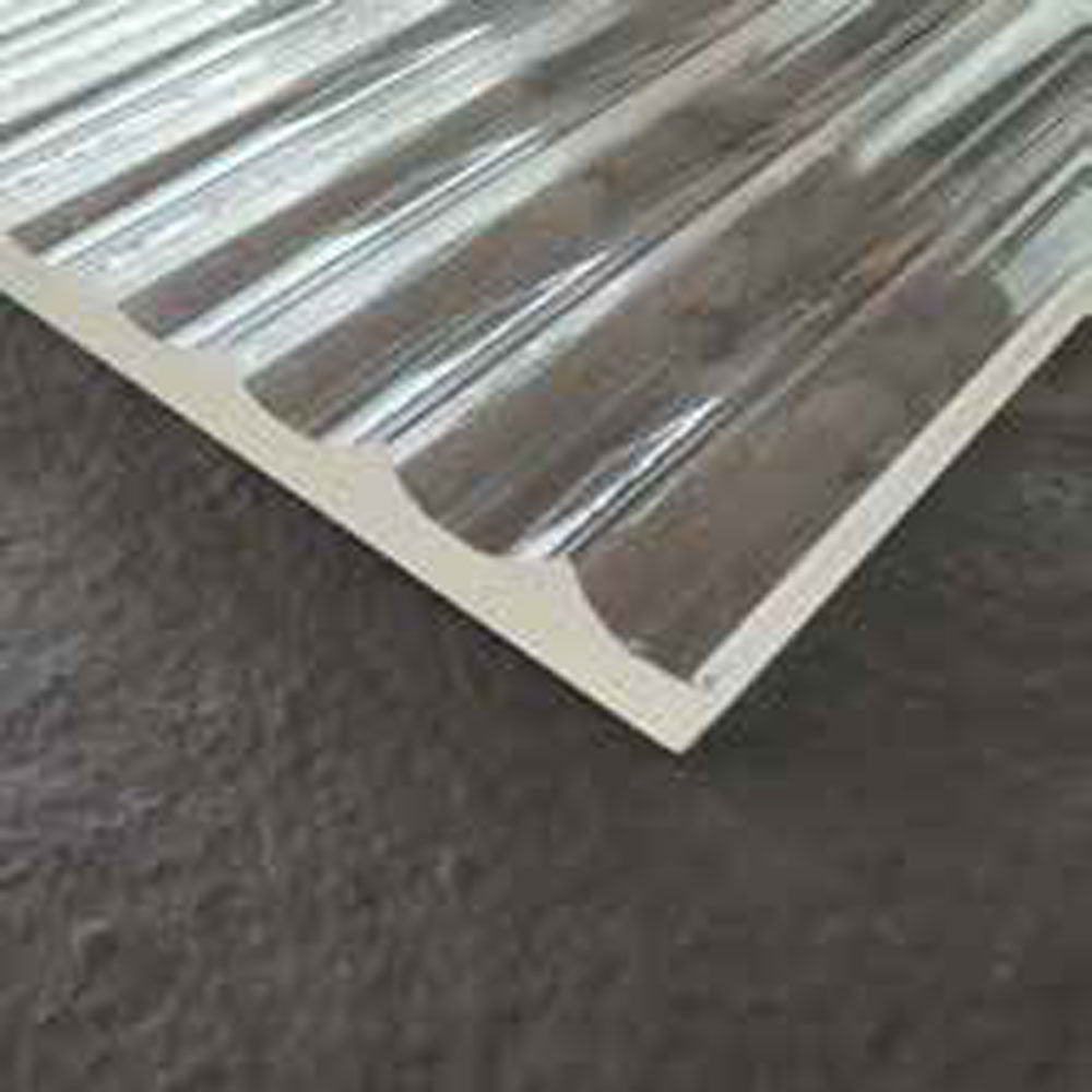 Drench Edge Fluted Glass Wetroom Shower Panel