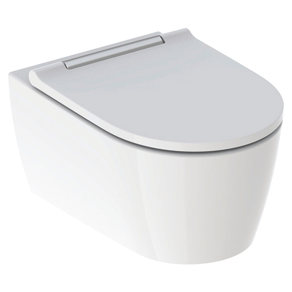 Geberit One Rimless Wall Hung TurboFlush WC Pan With Soft Close Seat
