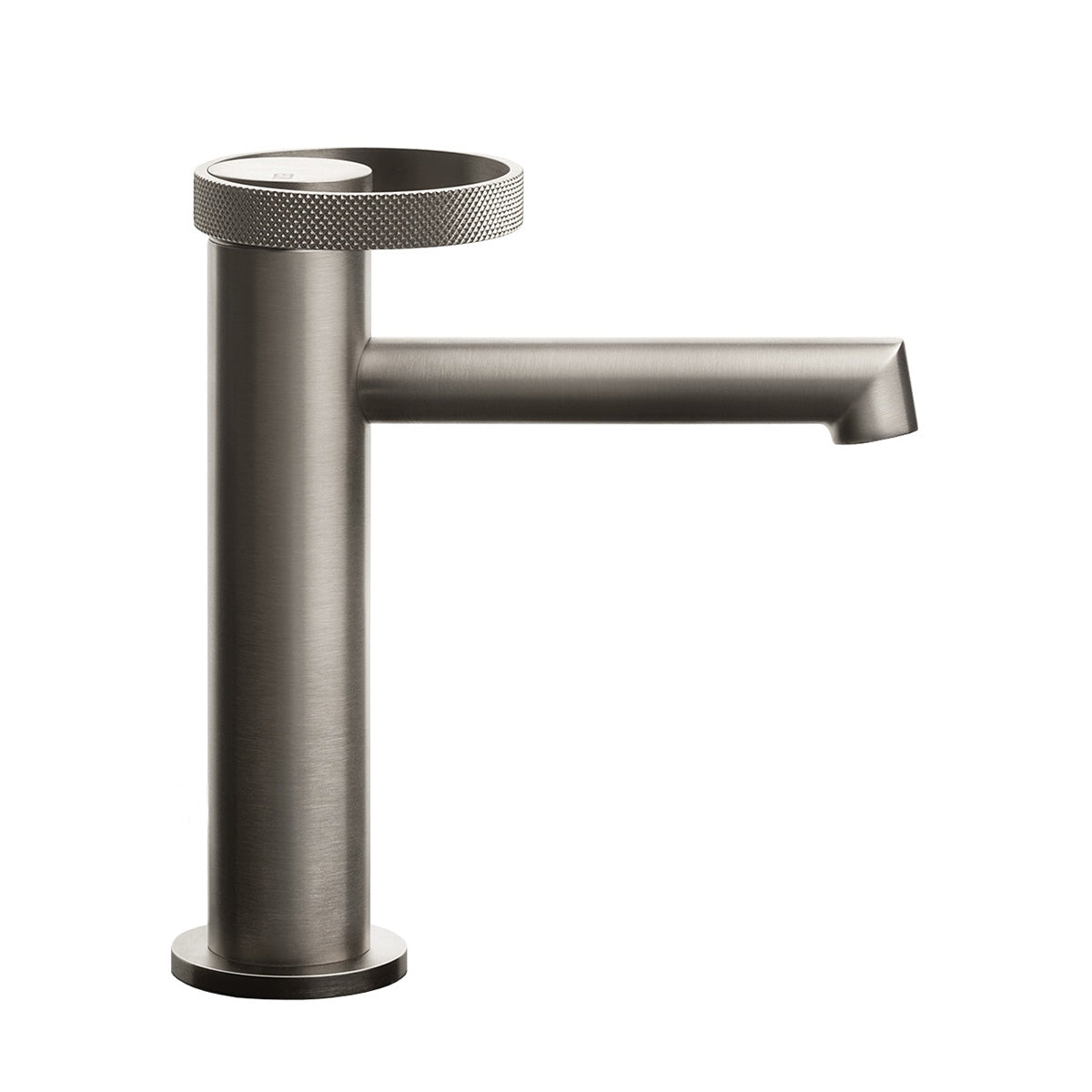 gessi anello basin mixer tap warm finox brushed